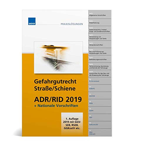 Beispielbild fr Gefahrgutrecht Strae/Schiene ADR/RID 2. Auflage 2019 inkl. nationaler Vorschriften zum Verkauf von medimops