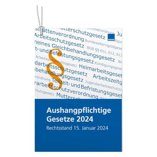 Beispielbild fr Aushangpflichtige Gesetze 2024 zum Verkauf von Blackwell's