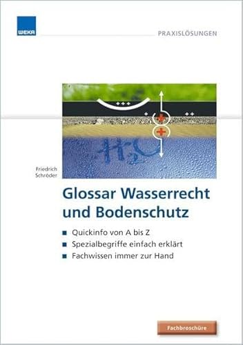 Beispielbild fr Glossar Wasserrecht und Bodenschutz zum Verkauf von medimops