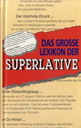 9783811211360: Das grosse Lexikon der Superlative