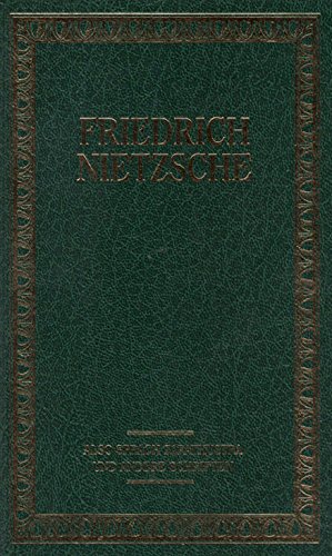 Beispielbild fr Also sprach Zarathustra und andere Schriften zum Verkauf von medimops