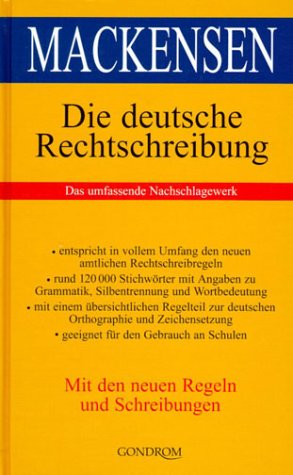 Stock image for Die deutsche Rechtschreibung. Das umfassende Nachschlagewerk. for sale by medimops