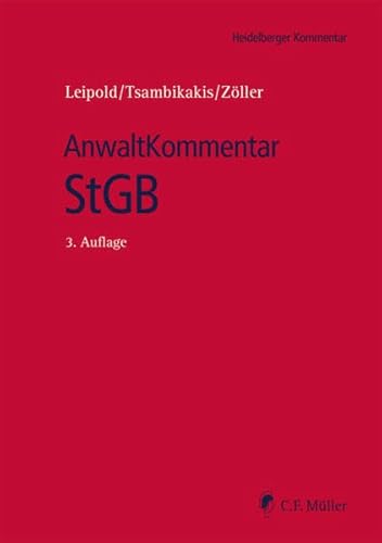 Stock image for AnwaltKommentar StGB -Language: german for sale by GreatBookPrices