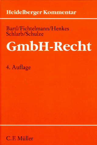 Stock image for Heidelberger Kommentar zum GmbH-Recht for sale by medimops