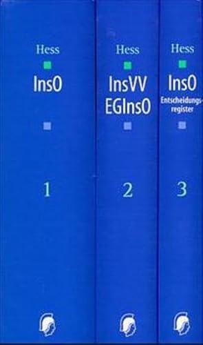 9783811420113: InsO. Kommentar zur Insolvenzordnung mit EGInsO. Mit Nachtrag.