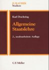 Allgemeine Staatslehre. Eine systematische Darstellung (9783811420533) by Doehring, Karl