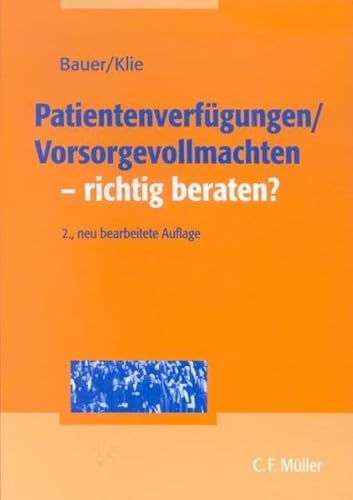 Imagen de archivo de Patientenverfgungen und Vorsorgevollmachten: Ein Beratungshandbuch a la venta por medimops