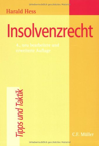 Stock image for Insolvenzrecht for sale by medimops