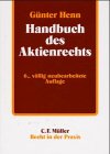 Handbuch des Aktienrechts (Recht in der Praxis) (German Edition) (9783811435988) by Henn, GuÌˆnter