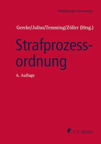 9783811439740: Strafprozessordnung