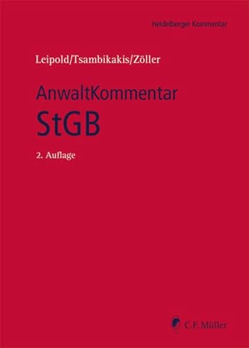 9783811441248: AnwaltKommentar StGB - Mitgliederausgabe AG Strafrecht (Heidelberger Kommentar)