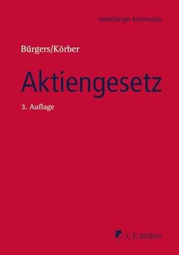 Stock image for Aktiengesetz (Heidelberger Kommentar) for sale by medimops