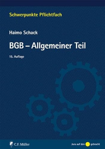 Stock image for BGB-Allgemeiner Teil (Schwerpunkte Pflichtfach) for sale by medimops