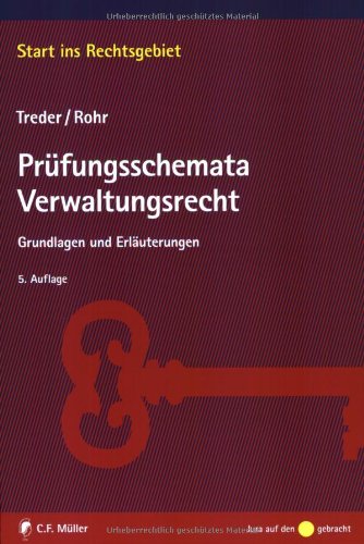 Stock image for Prfungsschemata Verwaltungsrecht : Grundlagen und Erluterungen for sale by Buchpark