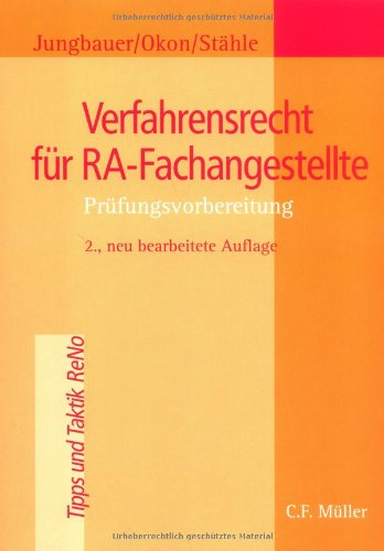 Imagen de archivo de Verfahrensrecht fr RA-Fachangestellte: Prfungsvorbereitung a la venta por medimops
