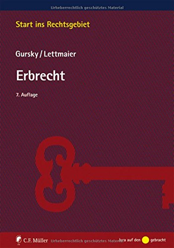Stock image for Erbrecht (Start ins Rechtsgebiet) for sale by medimops