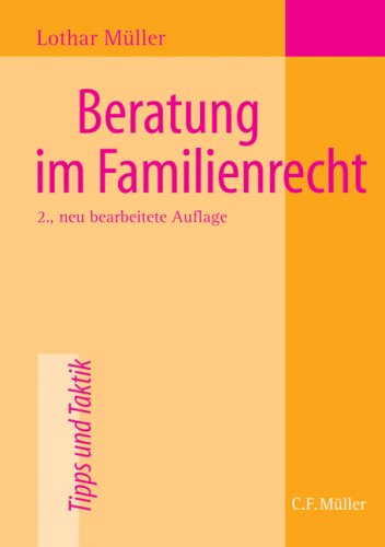 Beispielbild fr Beratung im Familienrecht zum Verkauf von medimops