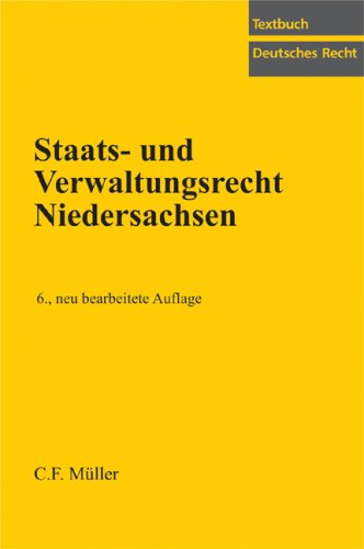Stock image for Staats- und Verwaltungsrecht Niedersachsen for sale by medimops