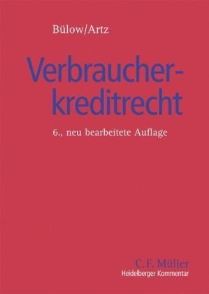 9783811452077: Heidelberger Kommentar zum Verbraucherkreditrecht
