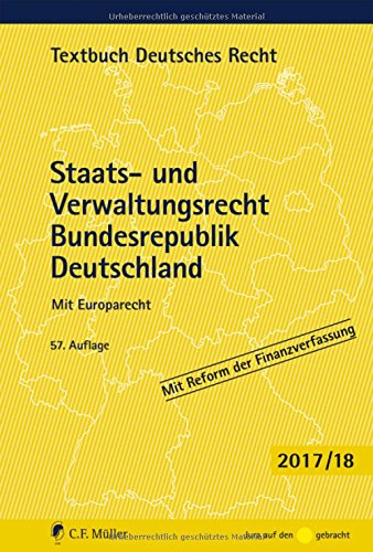 9783811456259: Staats- und Verwaltungsrecht Bundesrepublik Deutschland: Mit Europarecht