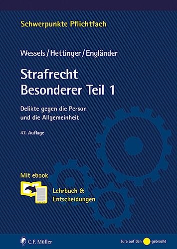 Stock image for Strafrecht Besonderer Teil / 1: Delikte gegen die Person und die Allgemeinheit for sale by Revaluation Books