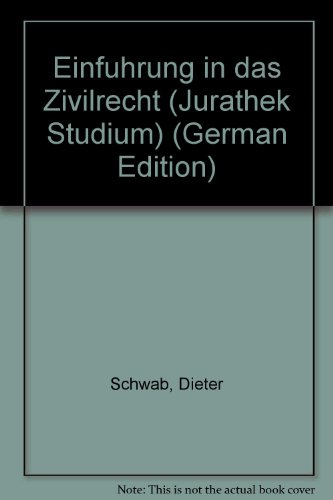 9783811462854: Einführung in das Zivilrecht (Jurathek Studium) (German Edition)