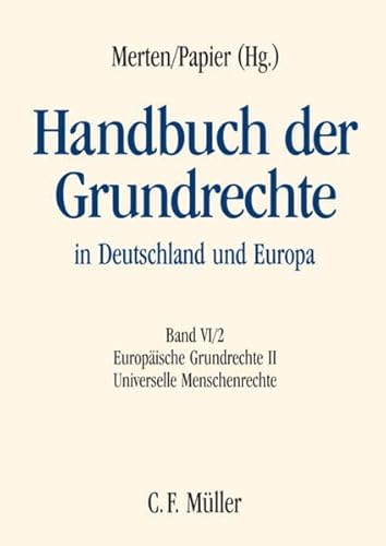 9783811475021: Handbuch der Grundrechte in Deutschland und Europa