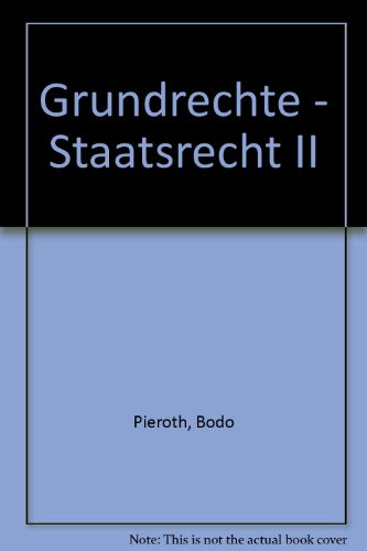 9783811475885: Grundrechte - Staatsrecht II