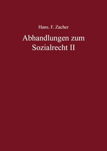 Stock image for Abhandlungen zum Sozialrecht II for sale by Antiquariat am Roacker