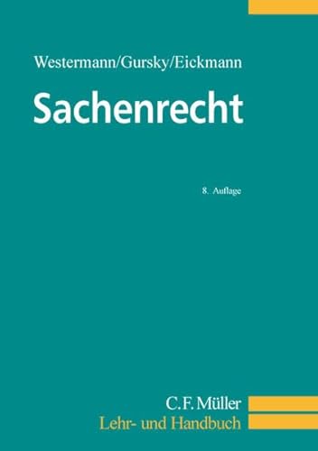 Stock image for Sachenrecht: Ein Lehrbuch for sale by Books Unplugged
