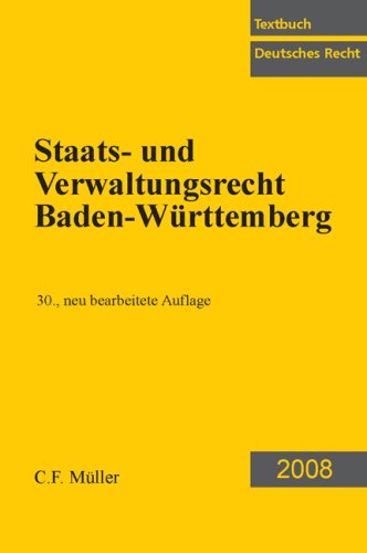 Beispielbild fr Staats- und Verwaltungsrecht Baden-Wrttemberg zum Verkauf von Buchpark