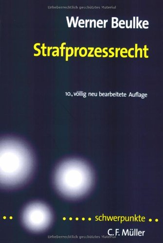 Stock image for Strafprozessrecht for sale by Gerald Wollermann