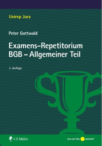 Stock image for Examens-Repetitorium BGB-Allgemeiner Teil (Unirep Jura) for sale by medimops