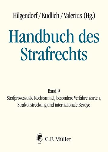 Stock image for Handbuch des Strafrechts Band 09 for sale by GreatBookPrices