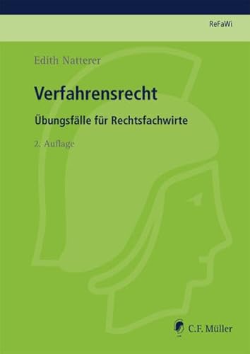 Beispielbild fr Verfahrensrecht:  bungsfälle für Rechtsfachwirte (Prüfungsvorbereitung Rechtsfachwirte (ReFaWi)) Edith Natterer zum Verkauf von tomsshop.eu