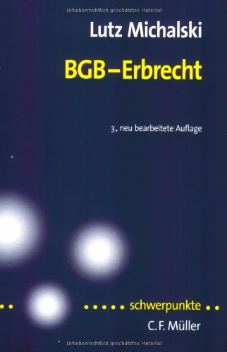Stock image for BGB-Erbrecht. for sale by Antiquariat Nam, UstId: DE164665634
