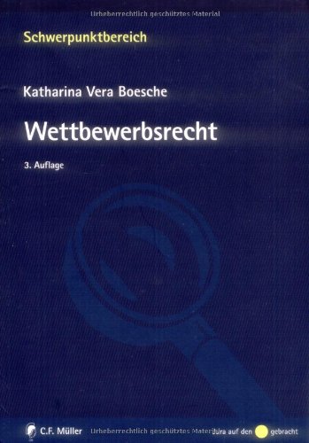 Stock image for Wettbewerbsrecht for sale by medimops