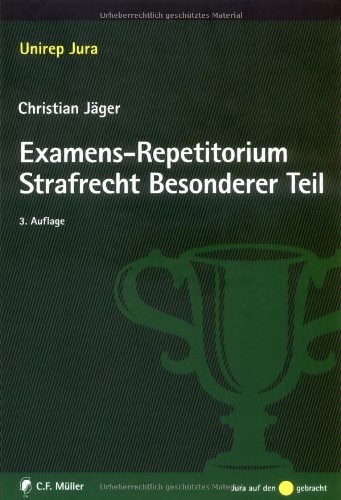 Imagen de archivo de Examens-Repetitorium Strafrecht Besonderer Teil a la venta por medimops