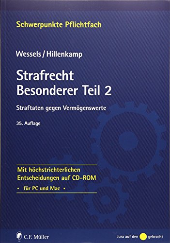 Stock image for Strafrecht Besonderer Teil 2: Straftaten gegen Vermgenswerte - Mit hchstrichterlichen Entscheidungen auf CD-ROM for sale by medimops