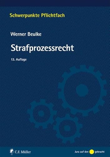 Imagen de archivo de Strafprozessrecht (Schwerpunkte Pflichtfach) a la venta por medimops