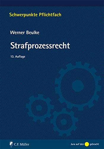 Stock image for Strafprozessrecht (Schwerpunkte Pflichtfach) for sale by medimops