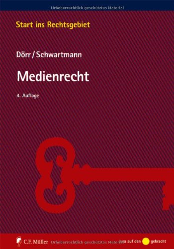 9783811494541: Medienrecht (Start ins Rechtsgebiet)