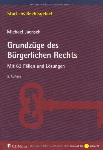 Stock image for Grundzge des Brgerlichen Rechts: Mit 63 Fllen und Lsungen for sale by medimops
