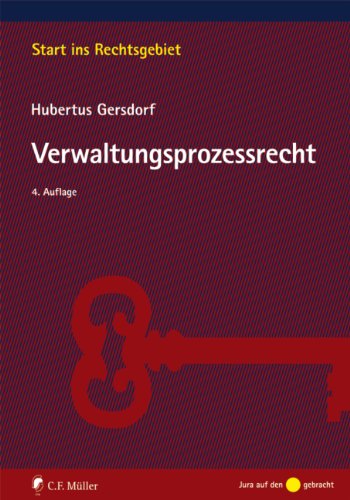 Stock image for Verwaltungsprozessrecht (Start ins Rechtsgebiet) for sale by medimops