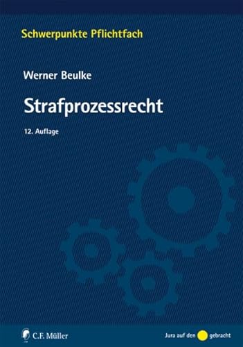 Imagen de archivo de Strafprozessrecht (Schwerpunkte Pflichtfach) a la venta por medimops