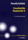 Stock image for Grundrechte. Staatsrecht II. for sale by Antiquariat Herrmann