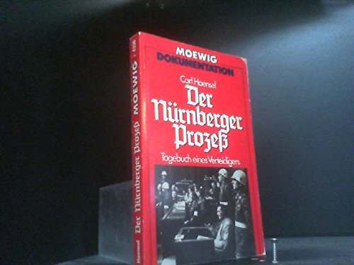 Stock image for Der Nrnberger Proze. Tagebuch eines Verteidigers. for sale by medimops