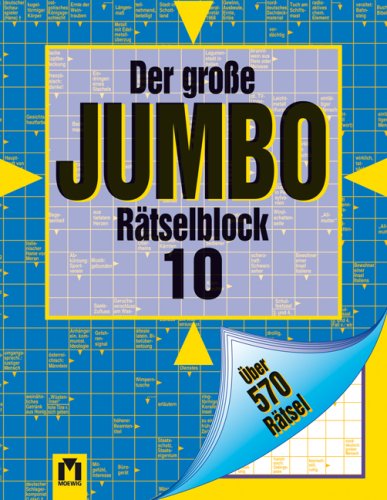 Beispielbild fr Jumbo-Rtselblock 10 zum Verkauf von medimops