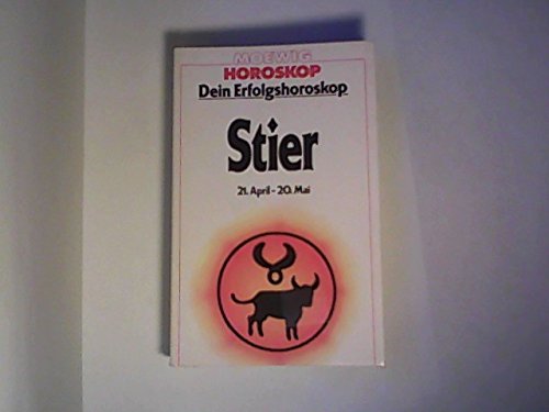 Beispielbild fr Dein Erfolgshoroskop Stier. 21. April - 20. Mai zum Verkauf von Sigrun Wuertele buchgenie_de