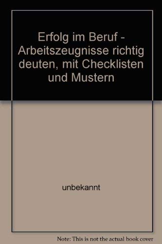 Beispielbild fr Erfolgreiche Karriere: Weiterbildung im Beruf. Erfolg im Beruf. Mit Checklisten. TB zum Verkauf von Deichkieker Bcherkiste